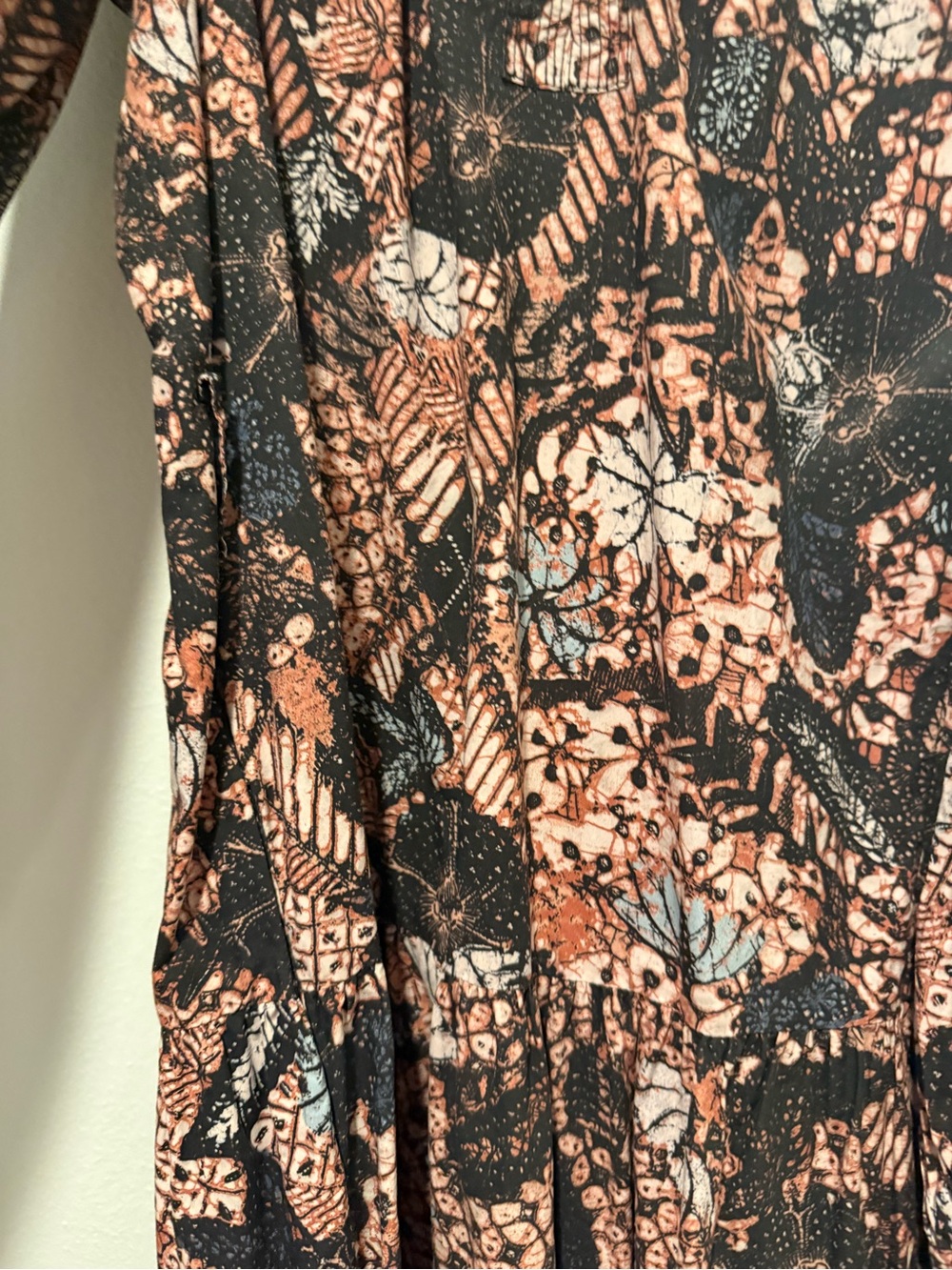Ulla Johnson Dolores Midi Print Dress in Rosewood, size 6 - Picture 4 of 4